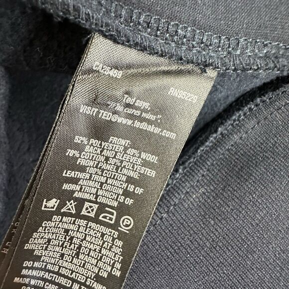 Ted Baker Mens Plaid Wool Front Long Sleeve Zip Up Jacket Size 4 - Picture 7 of 11